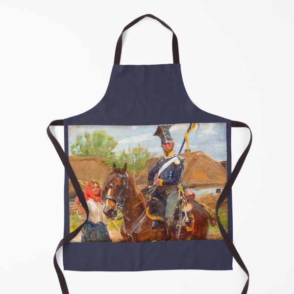 Item preview, Uhlan with a Girl by Wojciech Kossak designed and sold by VintageBazaar.