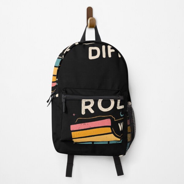 Item preview, Rolling With Difficulty, Typographic Motivational Quote Retro Style designed and sold by BrixtonFuson34.