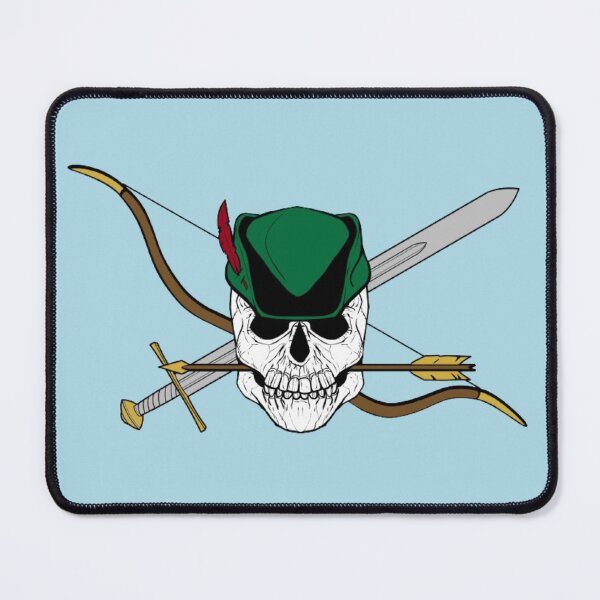 Item preview, Robin Hood Jolly Roger (Light Blue) designed and sold by MurpheusTech.