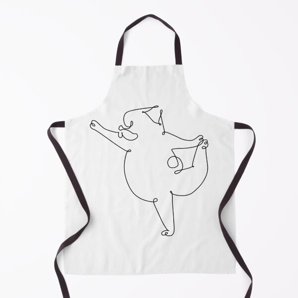 Item preview, One Line Pug Dancer Pose designed and sold by Huebucket.