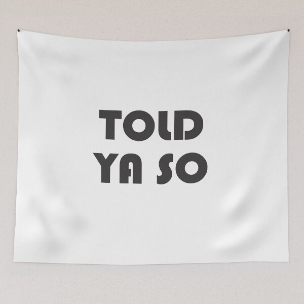 Item preview, Told Ya So Lettering designed and sold by FikaCreation.