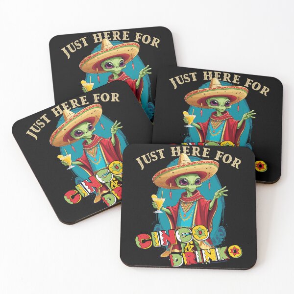 Item preview, Funny Fiesta Alien Mexican Holiday designed and sold by LuminOrb.
