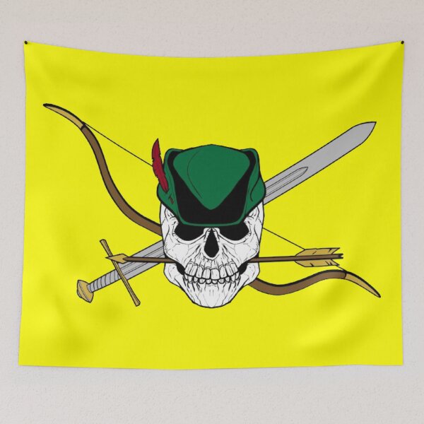 Item preview, Robin Hood Jolly Roger (Yellow) designed and sold by MurpheusTech.