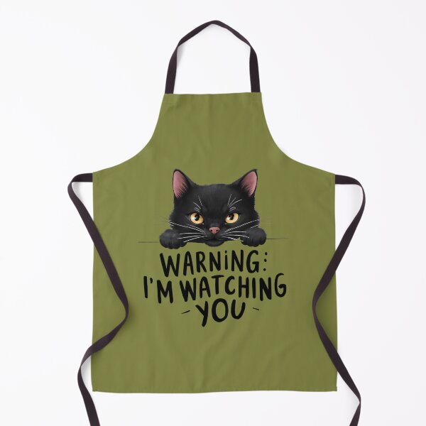 Item preview, Warning Im Watching You Cat designed and sold by artchic4you.