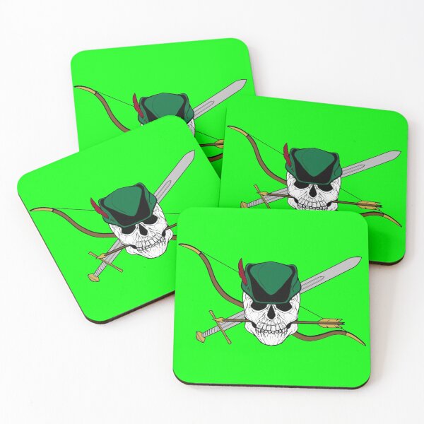 Item preview, Robin Hood Jolly Roger (Lime) designed and sold by MurpheusTech.