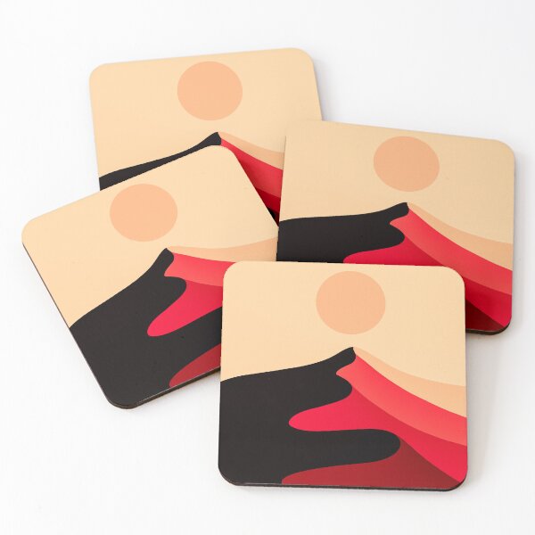 Item preview, Red sand peak designed and sold by Swadeillustrations.