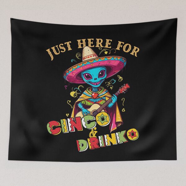 Item preview, Fiesta Alien Saying Funny Mexican designed and sold by LuminOrb.