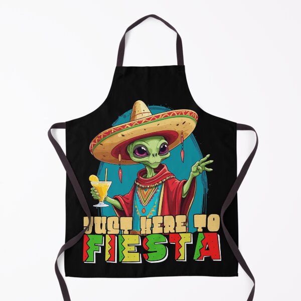 Item preview, Funny Alien Fiesta Mexican Holiday designed and sold by LuminOrb.