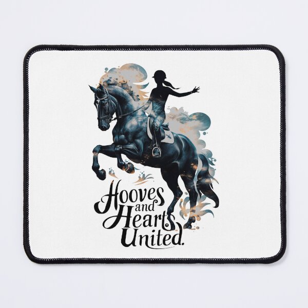Item preview, Rider and Horse as One: Hooves and Hearts United designed and sold by SplashTastic.