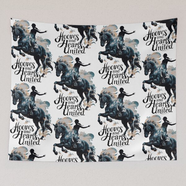 Item preview, Rider and Horse as One: Hooves and Hearts United designed and sold by SplashTastic.