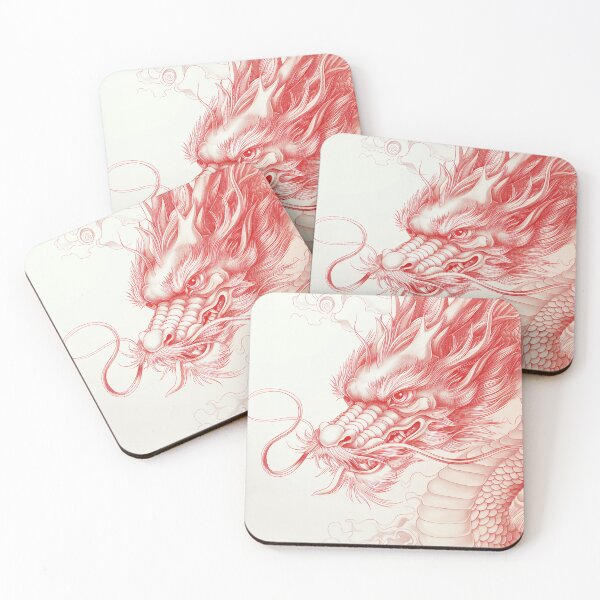 Item preview, Asian Red Dragon designed and sold by WildfieldStudio.
