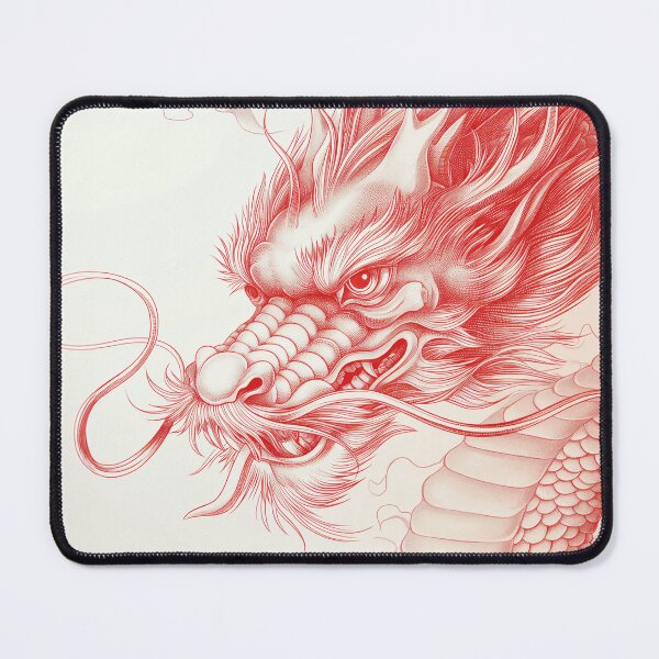 Item preview, Asian Red Dragon designed and sold by WildfieldStudio.
