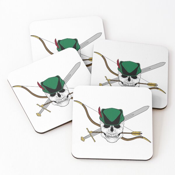 Item preview, Robin Hood Jolly Roger (White) designed and sold by MurpheusTech.
