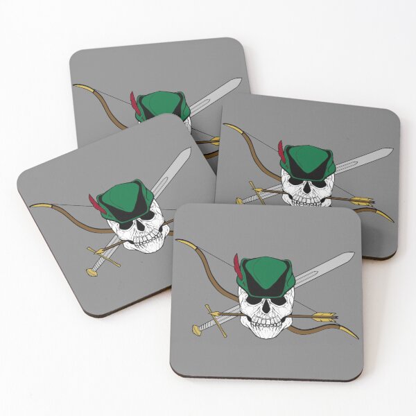 Item preview, Robin Hood Jolly Roger (Grey) designed and sold by MurpheusTech.