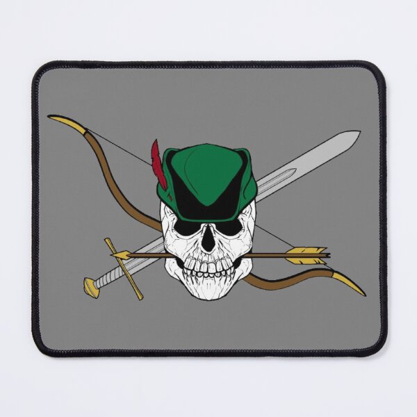 Item preview, Robin Hood Jolly Roger (Grey) designed and sold by MurpheusTech.