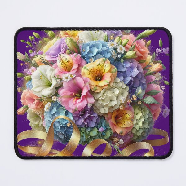 Item preview, Festive Bouquet - Floral Art Print designed and sold by lloreleya.