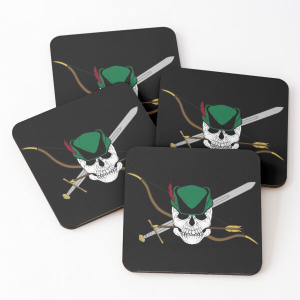 Item preview, Robin Hood Jolly Roger (Black) designed and sold by MurpheusTech.