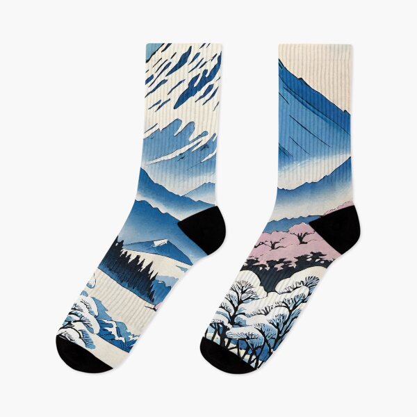 Item preview, Night in Huko - A Contemporary Ukiyo-e Nature Landscape designed and sold by Kijiermono.