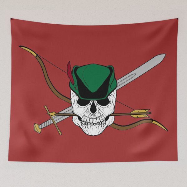 Item preview, Robin Hood Jolly Roger (Brown) designed and sold by MurpheusTech.