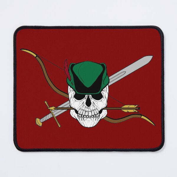 Item preview, Robin Hood Jolly Roger (Maroon) designed and sold by MurpheusTech.