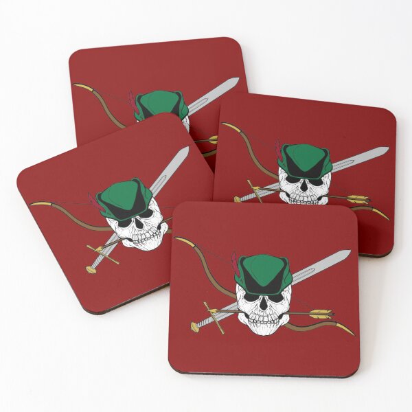 Item preview, Robin Hood Jolly Roger (Maroon) designed and sold by MurpheusTech.