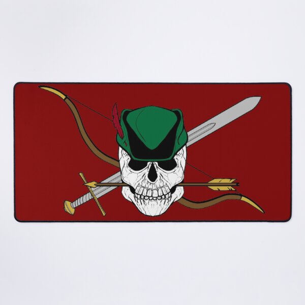 Item preview, Robin Hood Jolly Roger (Maroon) designed and sold by MurpheusTech.