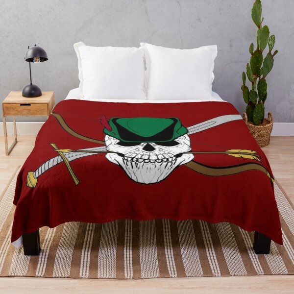 Item preview, Robin Hood Jolly Roger (Maroon) designed and sold by MurpheusTech.