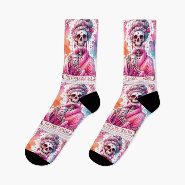 Item preview, The Cool Grandma Sassy Funny Skeleton Tarot Card Parody designed and sold by Margival.