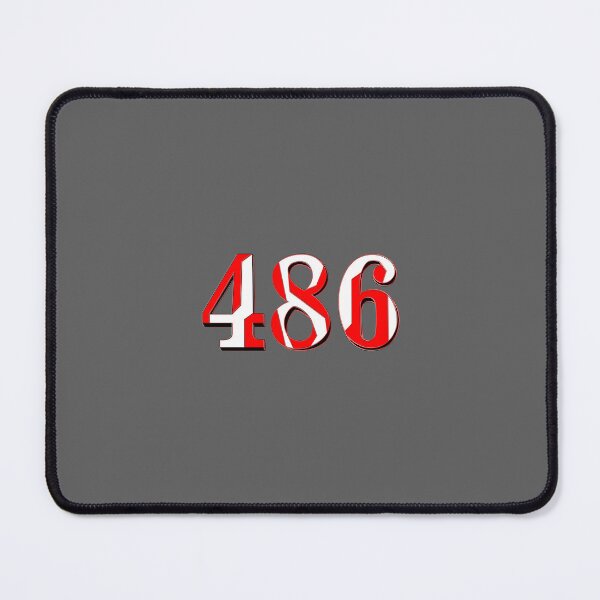 Item preview, number four hundred and eighty-six digit 486 order sequence team member age designed and sold by 4rpixs.