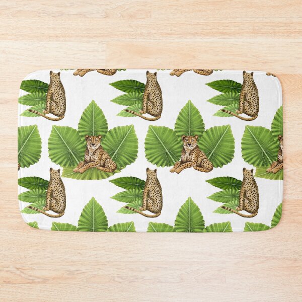 Item preview, Cheetah on Taro Leaves  designed and sold by KateVanFloofno1.