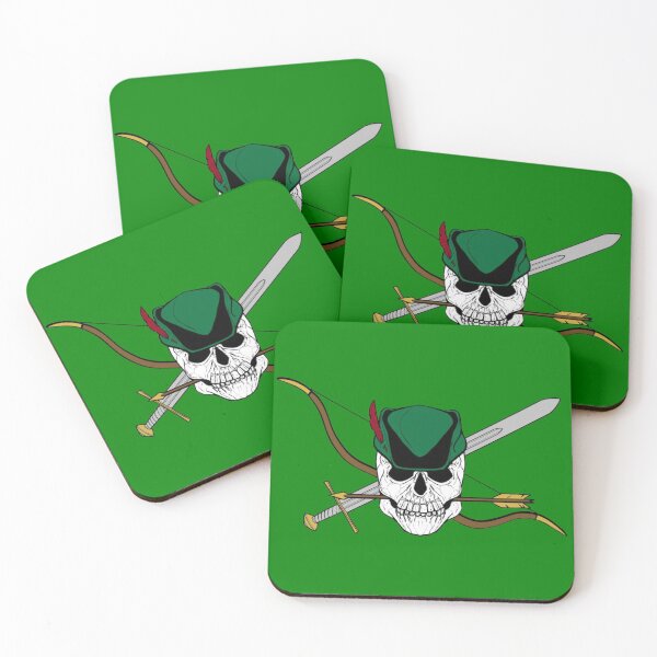 Item preview, Robin Hood Jolly Roger (Green) designed and sold by MurpheusTech.