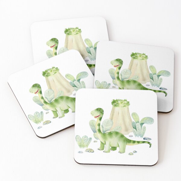 Item preview, Watercolor brontosaurus designed and sold by tapilipa.