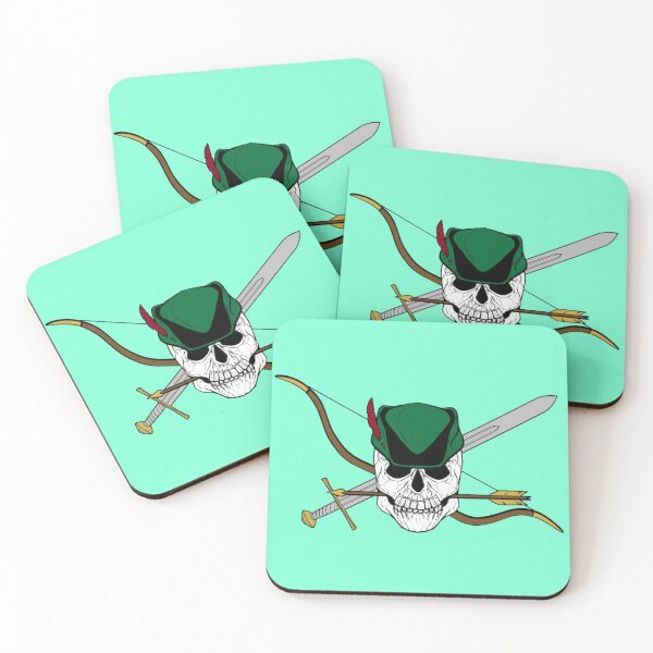 Item preview, Robin Hood Jolly Roger (Aquamarine) designed and sold by MurpheusTech.