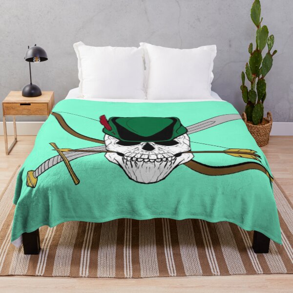 Item preview, Robin Hood Jolly Roger (Aquamarine) designed and sold by MurpheusTech.