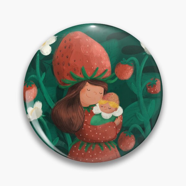 Item preview, Strawberry mother and child designed and sold by lefacciotte.