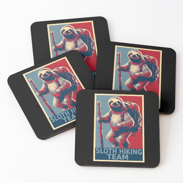 Item preview, Sloth Hiking Team Funny Sloth designed and sold by TrueArtsStore.