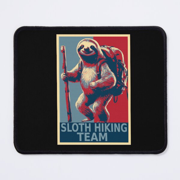 Item preview, Sloth Hiking Team Funny Sloth designed and sold by TrueArtsStore.
