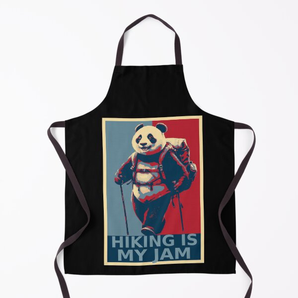 Item preview, Hiking Is My Jam Funny Panda Bear Hiking HOPE designed and sold by TrueArtsStore.