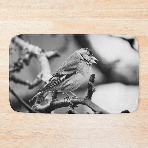 Item preview, Songs and tones. Eurasian siskin bw designed and sold by Jouko Lehto Photography.