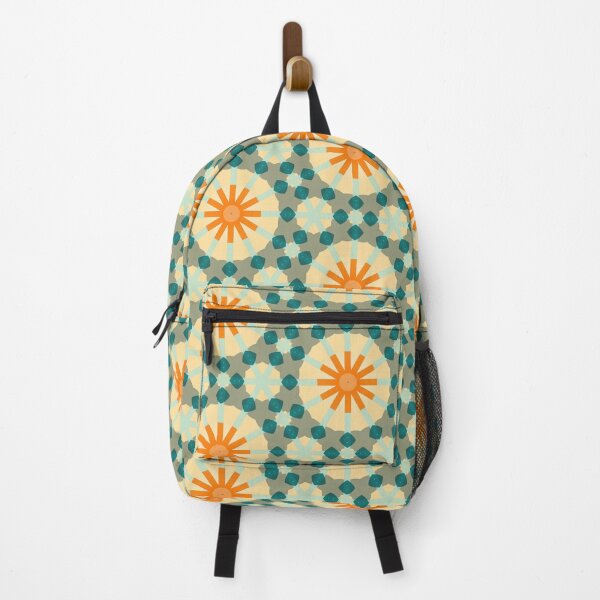 Item preview, Modern Abstract Geometric Pattern Constructivist Yellow Aqua Orange No.7 designed and sold by MirabiliaMagpie.