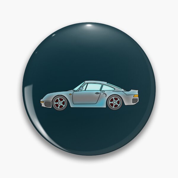 Item preview, Colored profile of supercar with boxer engine designed and sold by MiQuintaRuta.