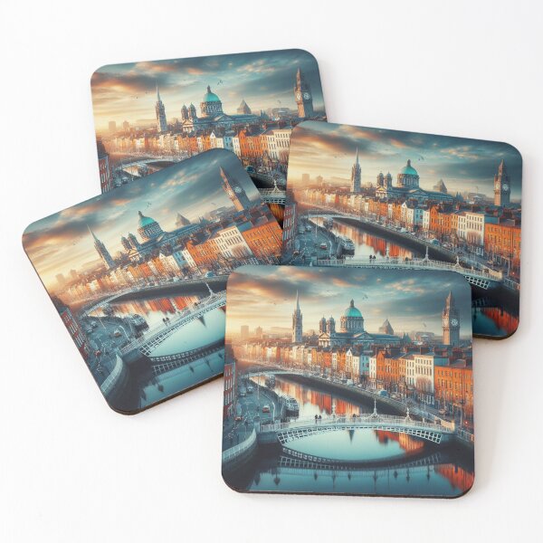 Item preview, Dublin City  Bridge Landscape  designed and sold by DeeCeeFashion.