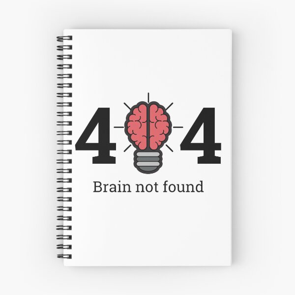 Item preview, 404 brain not found designed and sold by Crossverse.