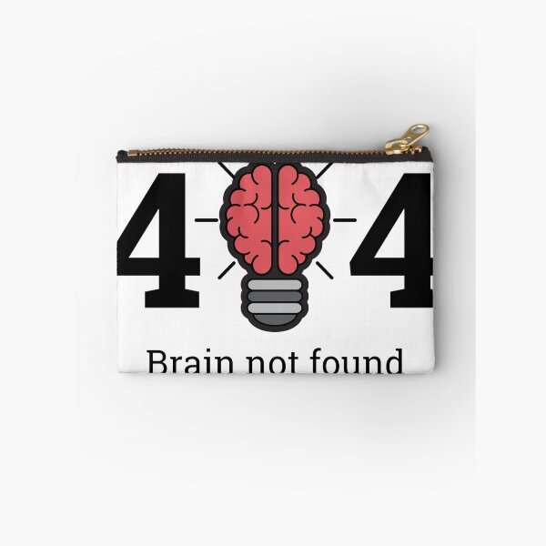 Item preview, 404 brain not found designed and sold by Crossverse.