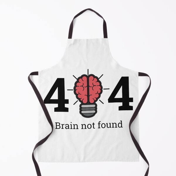 Item preview, 404 brain not found designed and sold by Crossverse.