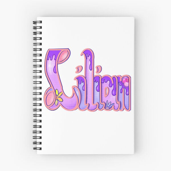 Item preview, Lilian purple drips Girls and womens Personalized Custom name Lilian designed and sold by Artonmytee.