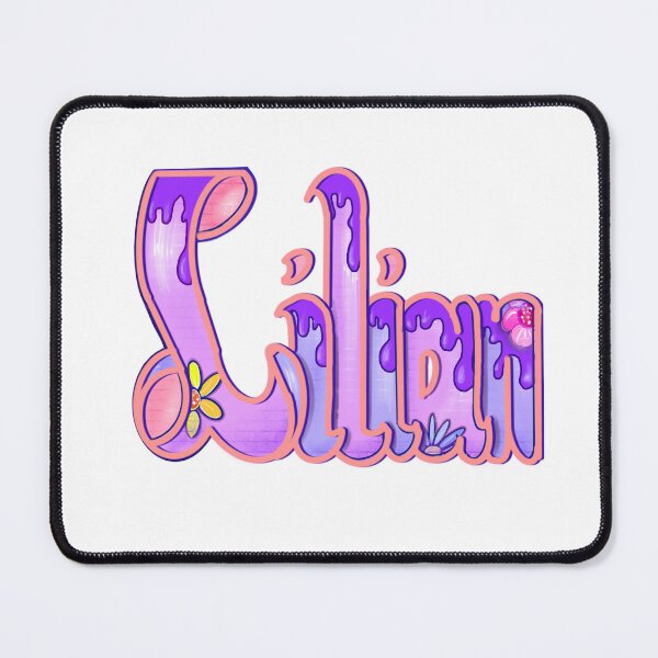 Item preview, Lilian purple drips Girls and womens Personalized Custom name Lilian designed and sold by Artonmytee.