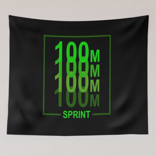 Item preview, 100m Sprint Track & Field athlete Green designed and sold by Moritz Schwäble.