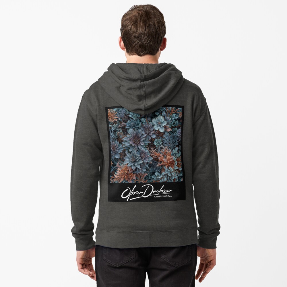 Aperçu de l'œuvre Veste zippée à capuche créée et vendue par oduchossoir.