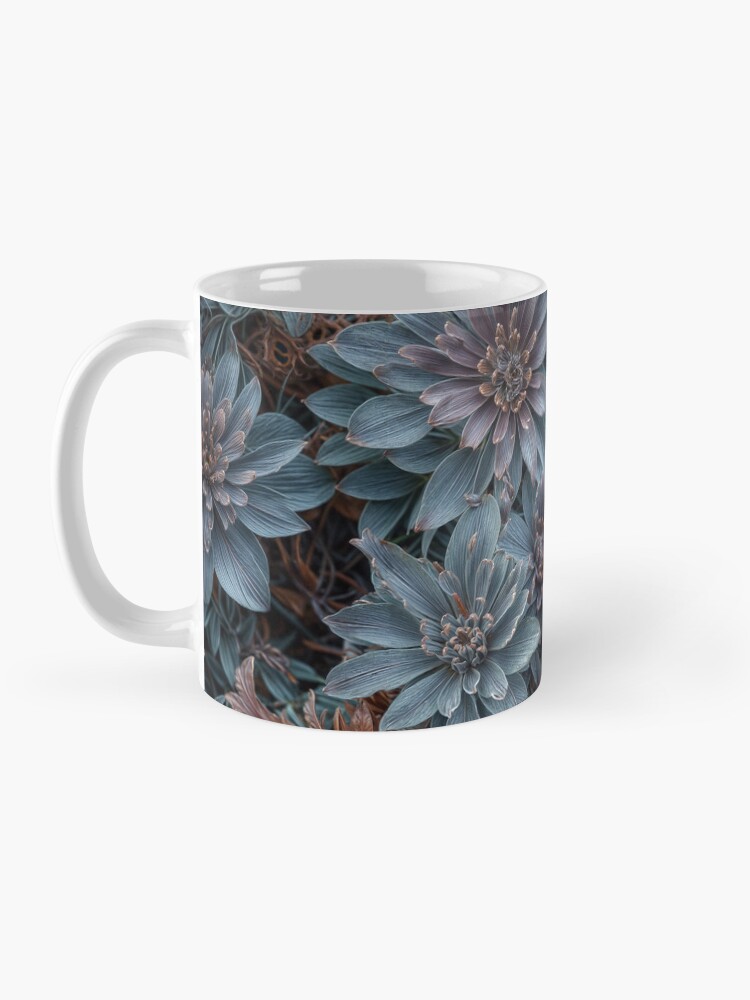 Aperçu 3 sur 6. Mug à café avec l'œuvre Flowers field 37 créée et vendue par oduchossoir.